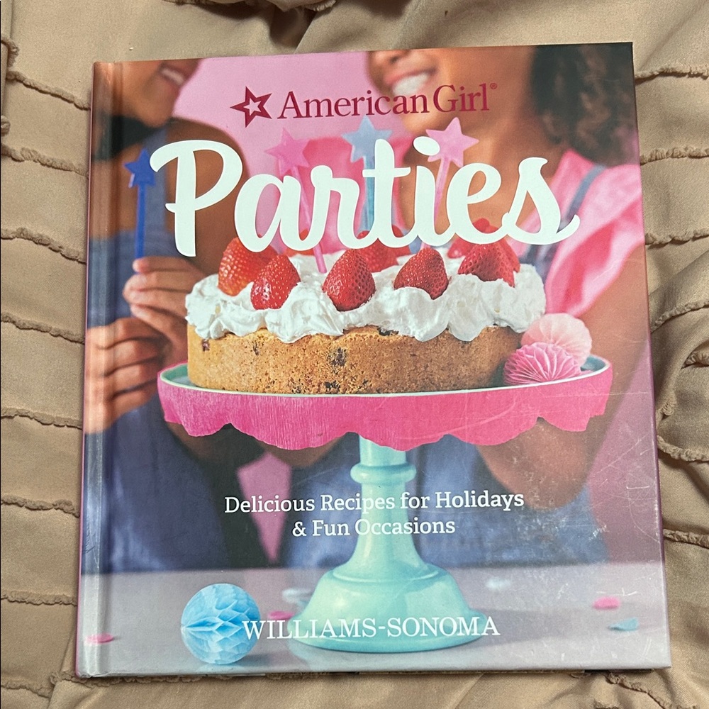 Williams Sonoma American Girl Parties Cookbook - Pink and Blue